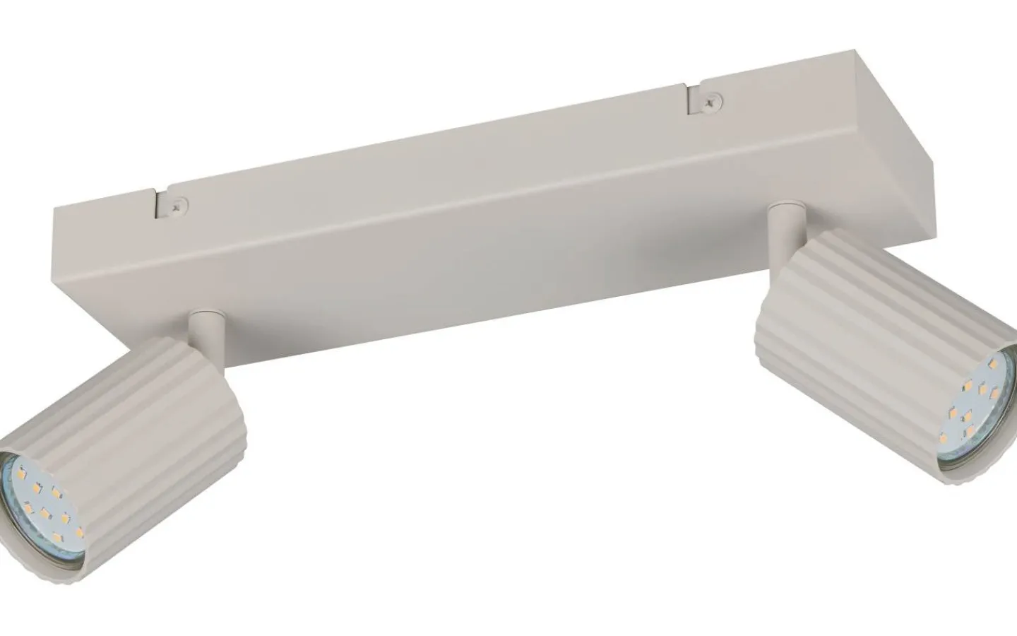 Takspot Med 2 Lampor-Trio Lighting Soka Spotlight 2-delad GU10 varmgrå
