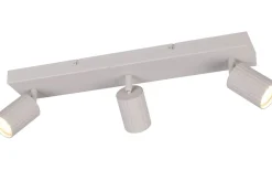 Avlånga Takspotlights|Takspot Med 3 Lampor < Trio Lighting Soka Spotlight 3-delad GU10 varmgrå