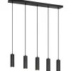 Avlånga Taklampor < Trio Lighting Soka Takpendel 5-delad GU10 mattsvart