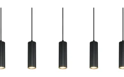 Avlånga Taklampor < Trio Lighting Soka Takpendel 5-delad GU10 mattsvart