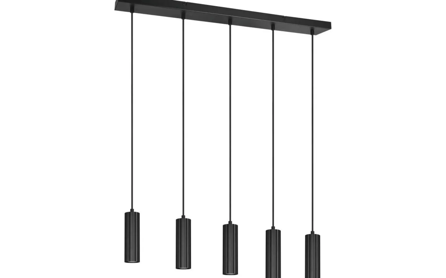 Avlånga Taklampor < Trio Lighting Soka Takpendel 5-delad GU10 mattsvart
