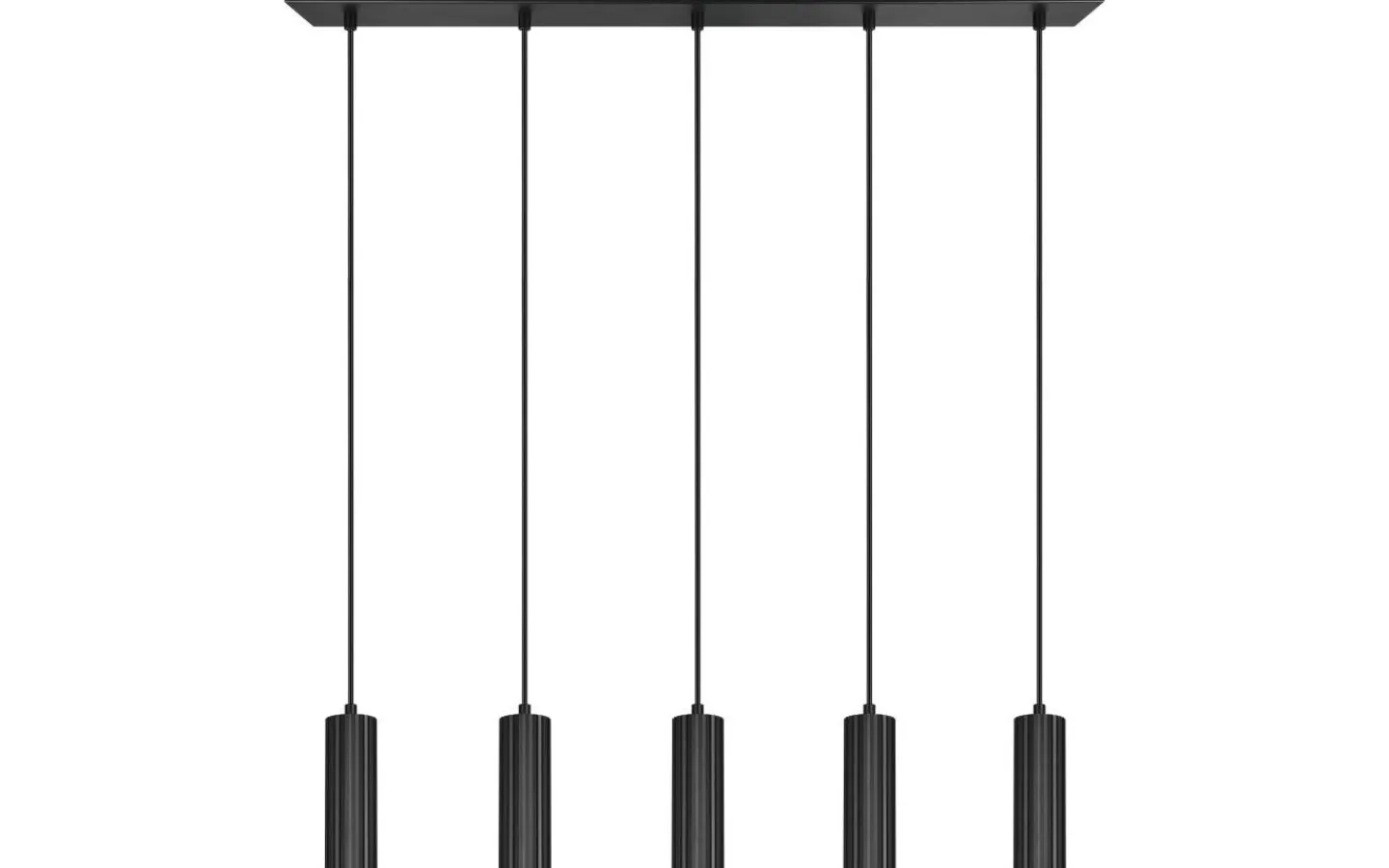 Avlånga Taklampor < Trio Lighting Soka Takpendel 5-delad GU10 mattsvart