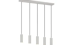 Avlånga Taklampor-Trio Lighting Soka Takpendel 5-delad GU10 varmgrå