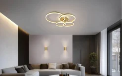 Lampetter < Trio Lighting Soka Vägglampa 2xGU10 guld