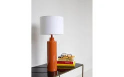 Bordslampor-PR Home Solo Bordslampa 65cm Blank Orange/Vit