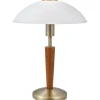 Bordslampor-Eglo Solo 1 Bordslampa 35cm DIM Brons/Valnöt