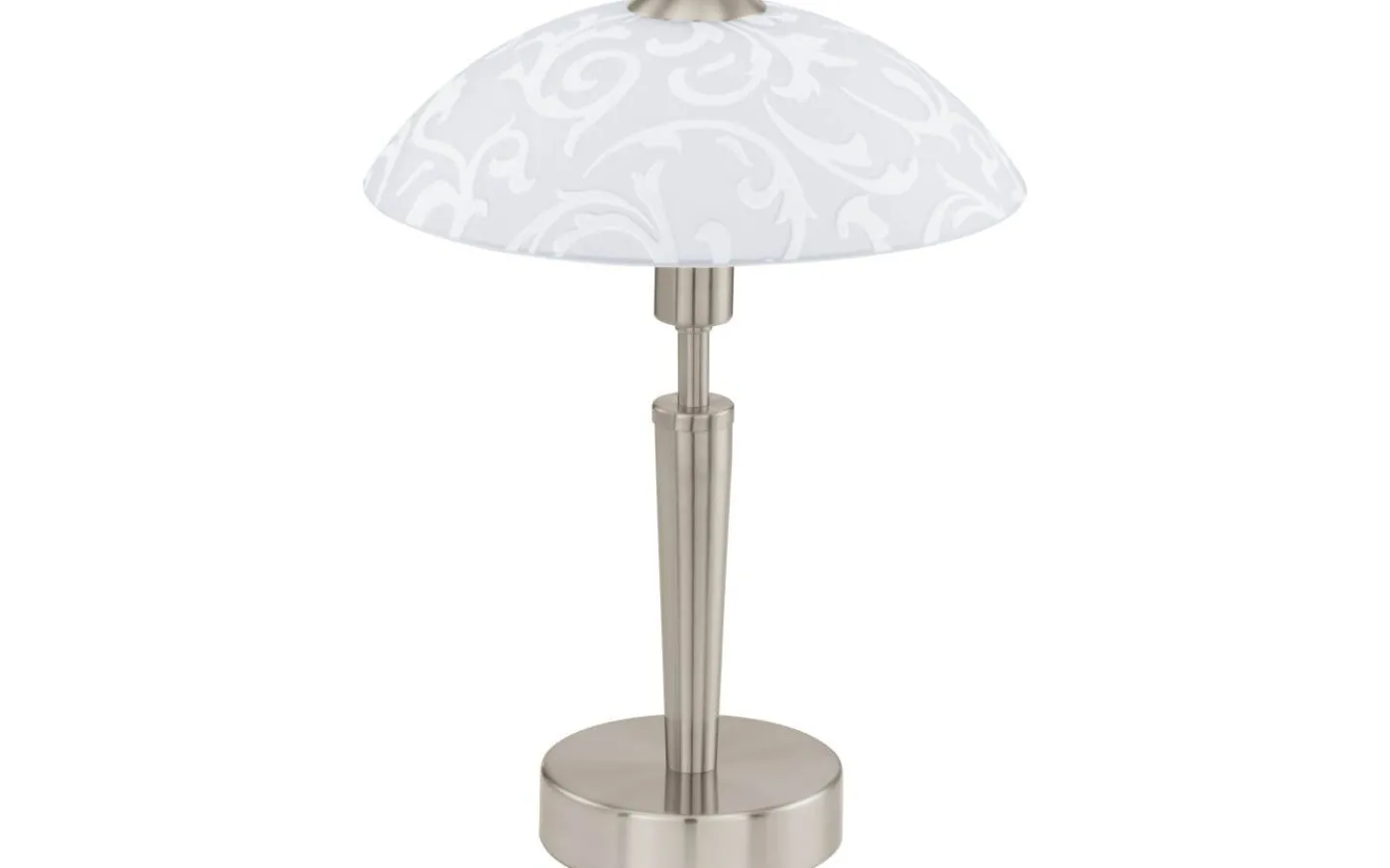 Bordslampor-Eglo Solo Bordslampa 32cm DIM Nickel
