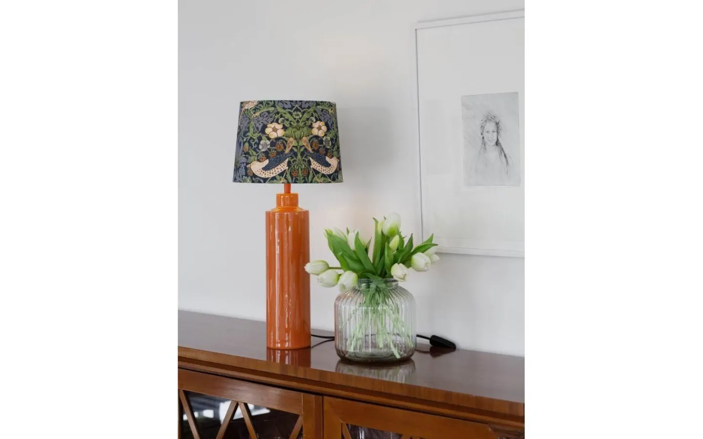 Lampfötter-PR Home Solo Lampfot 44cm Blank Orange
