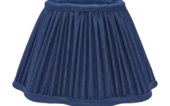 Plisserade Lampskärmar|Enfärgade Runda Lampskärmar < PR Home Sonja Lampskärm Ø35cm Midnatt