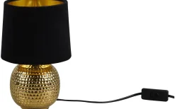 Bordslampor < Reality Sophia Bordslampa E14 svart/guld