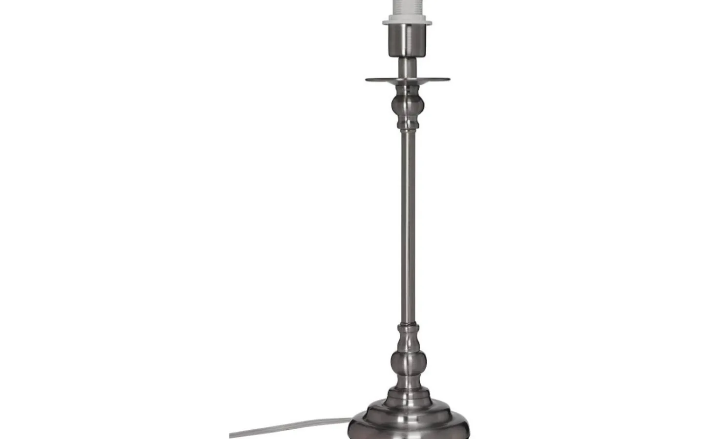 Lampfötter-Cottex Sophie Lampfot 39cm Borstad Krom