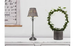 Lampfötter-Cottex Sophie Lampfot 39cm Borstad Krom