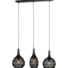 Avlånga Taklampor < Trio Lighting Soraya Takpendel 3-os E27 mattsvart