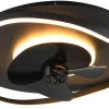 Takfläktar-Reality Sortland Takfläkt 50cm LED mattsvart