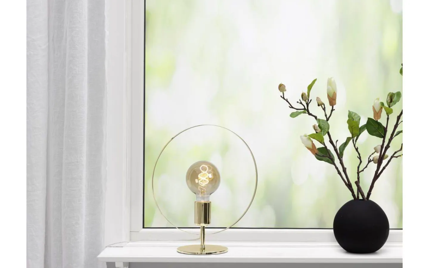 Vardagsrum|Bordslampor-Cottex Spartan Ringo Bordslampa 35cm Guld