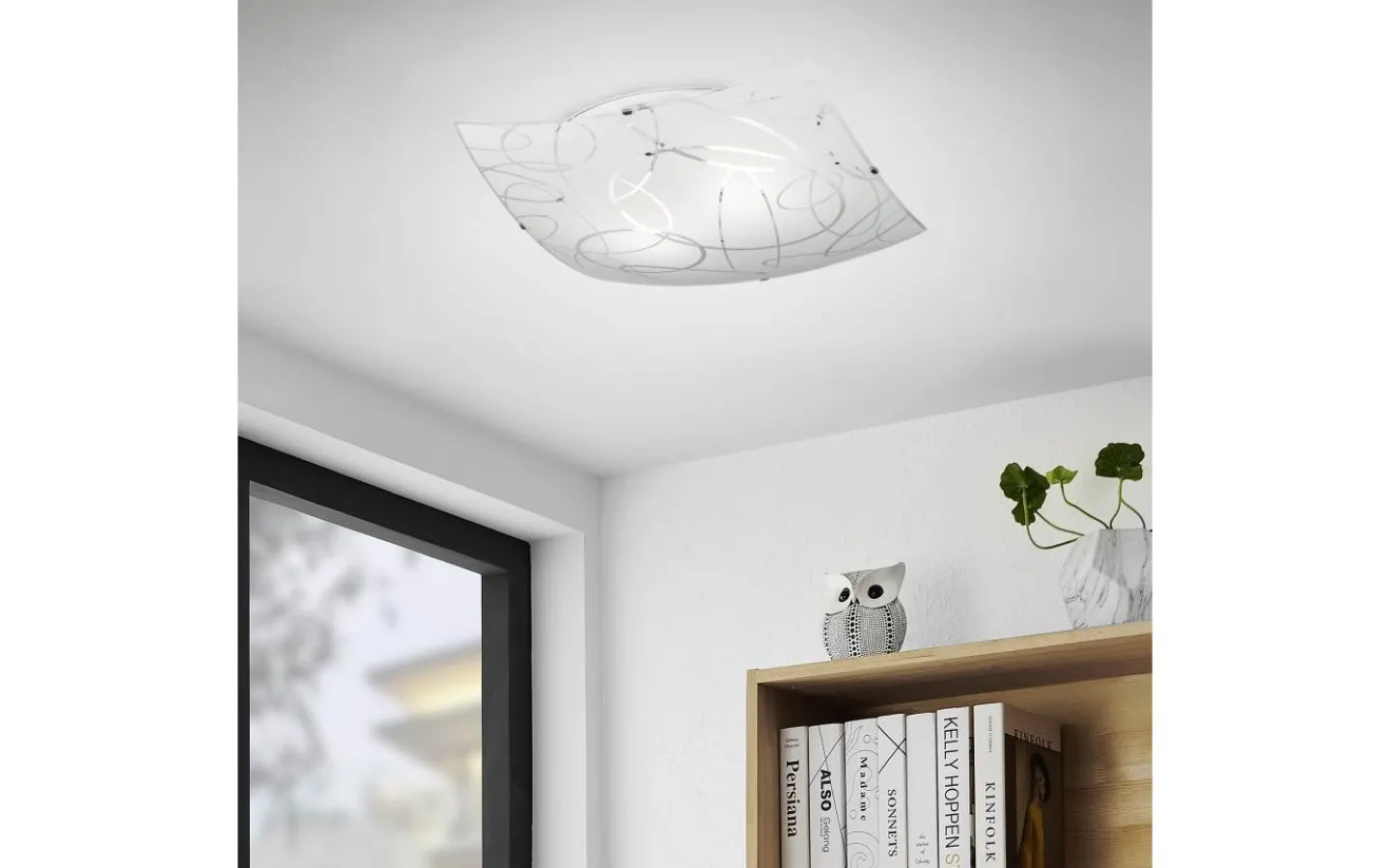Plafonder < Trio Lighting Spirelli Plafond E27 vit