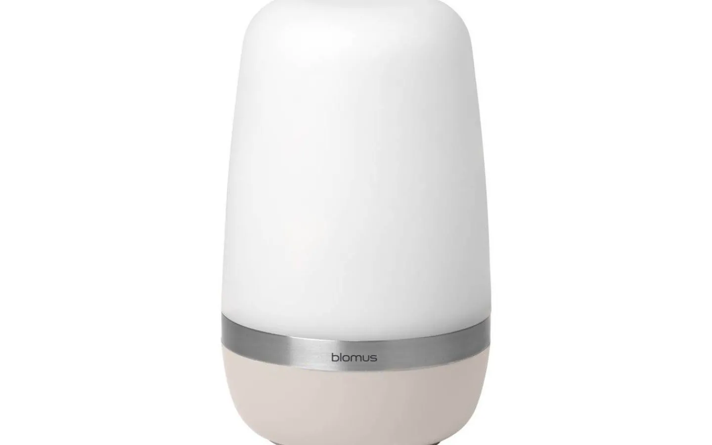 Uppladdningsbara Lampor Inomhus-Blomus Spirit Uppladdningsbar Bordslampa 15cm Moonbeam