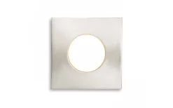 Spotlights Med Utbytbar Ljuskälla-Rendl Splash SQ Infälld Spotlight Matt nickel GU10 IP65