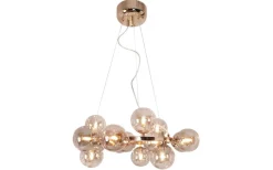 Hall & Trappa|Stora Taklampor Ø50-69 Cm-By Rydens Splendor Taklampa Amber