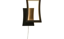 Lampetter-Aneta Staccato Vägglampa 3-Steg Dim LED 8W 3000K Svart
