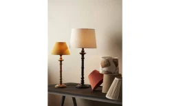 Enfärgade Runda Lampskärmar|Plisserade Lampskärmar-PR Home Stella Lampskärm Ø25cm Ivory