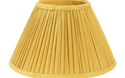 Enfärgade Runda Lampskärmar|Plisserade Lampskärmar < PR Home Stella Lampskärm Ø25cm Senap