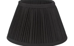 Enfärgade Runda Lampskärmar|Plisserade Lampskärmar < PR Home Stella Lampskärm Ø35cm Svart