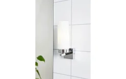 Badrumslampor Vägg-Markslojd Stella Vägglampa 21cm Krom/Vit IP44