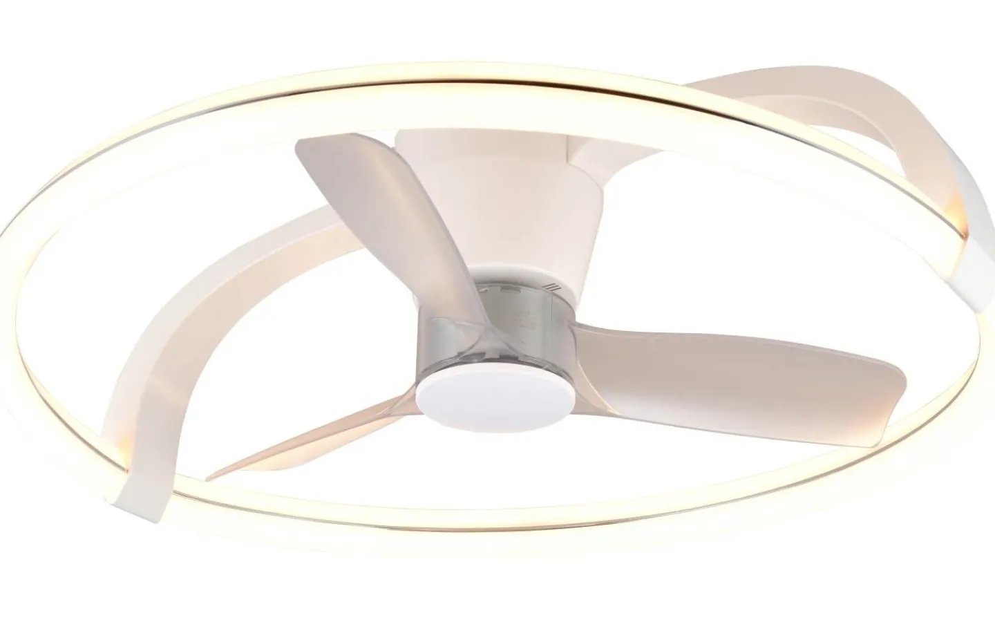 Takfläktar < Reality Stockholm Takfläkt 74cm LED matt vit