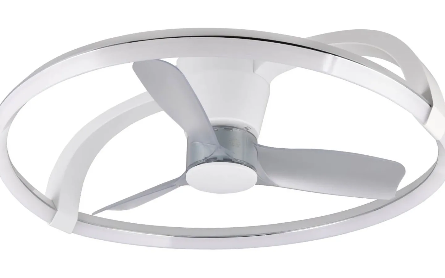 Takfläktar < Reality Stockholm Takfläkt 74cm LED matt vit