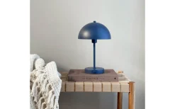 Uppladdningsbara Lampor Inomhus-Dyberg Larsen Stockholm Uppladdningsbar Bordslampa 30cm Indigo Blå