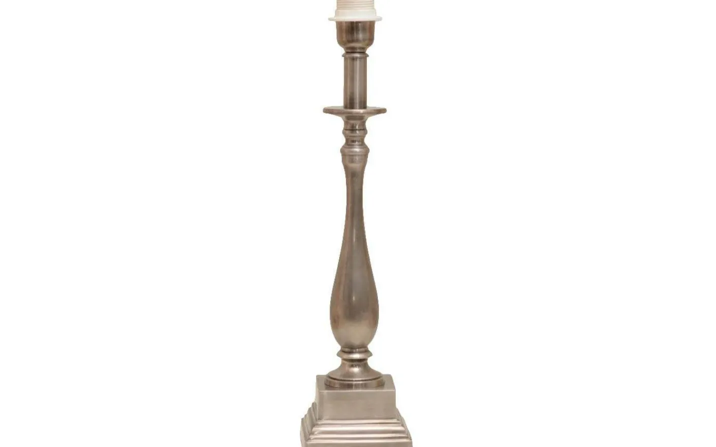 Lampfötter < Hallbergs Strada Lampfot 48cm Antik Silver