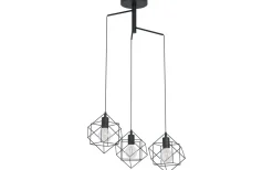 Stora Taklampor Ø50-69 Cm-Eglo Straiton Taklampa 65cm 3L Svart