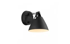 Sovrum|Läslampor-Design for the people Strap 15 Vägglampa Svart