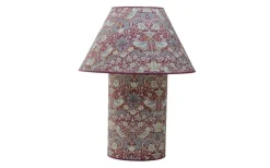 Bordslampor < Hallbergs Strawberry Thief Bordslampa 65cm Plum William Morris