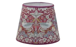 Mönstrade Lampskärmar-Hallbergs Strawberry Thief Lampskärm Ø17cm Plum William Morris