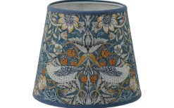 Mönstrade Lampskärmar-Hallbergs Strawberry Thief Lampskärm Ø17cm Teal William Morris
