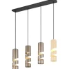 Avlånga Taklampor < Trio Lighting Stream Takpendel 4-delad GU10 flerfärgad