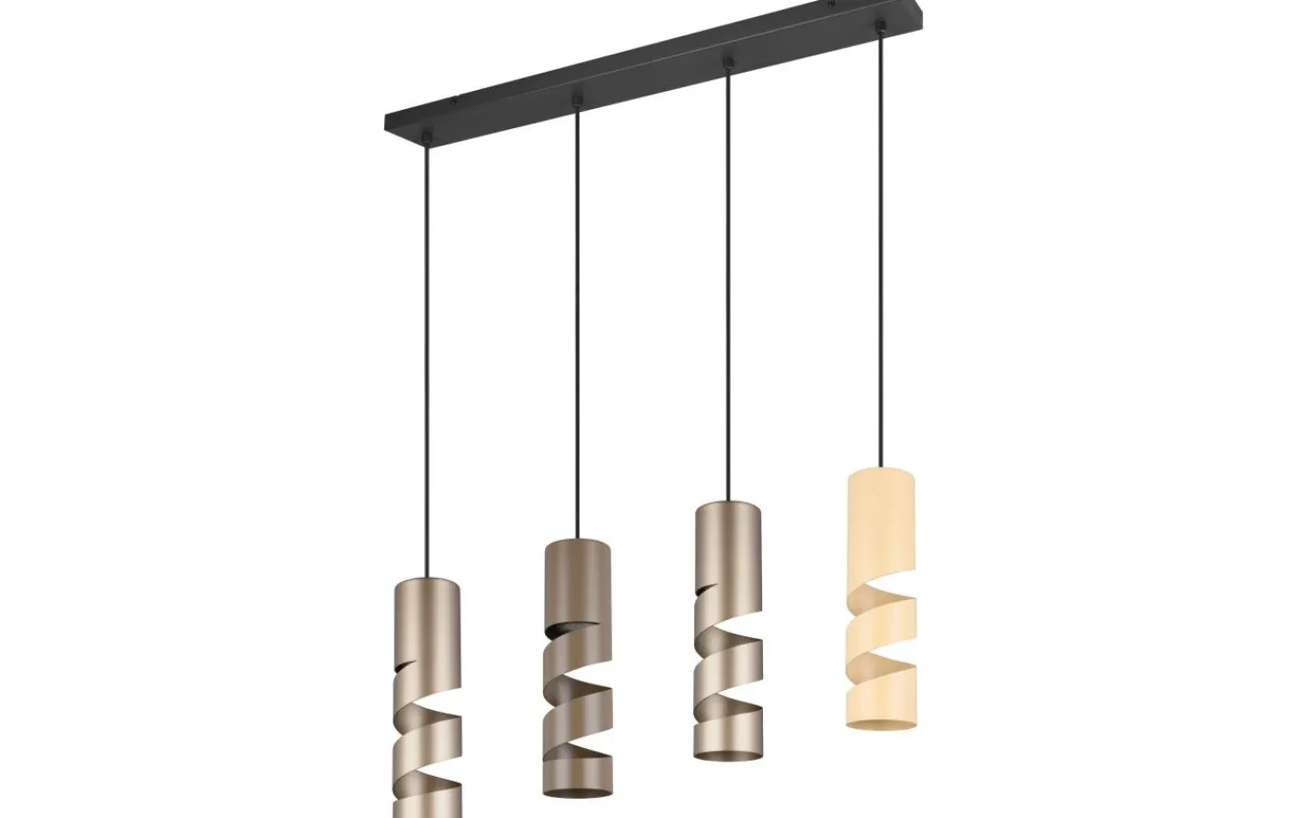 Avlånga Taklampor < Trio Lighting Stream Takpendel 4-delad GU10 flerfärgad