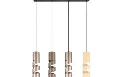 Avlånga Taklampor < Trio Lighting Stream Takpendel 4-delad GU10 flerfärgad