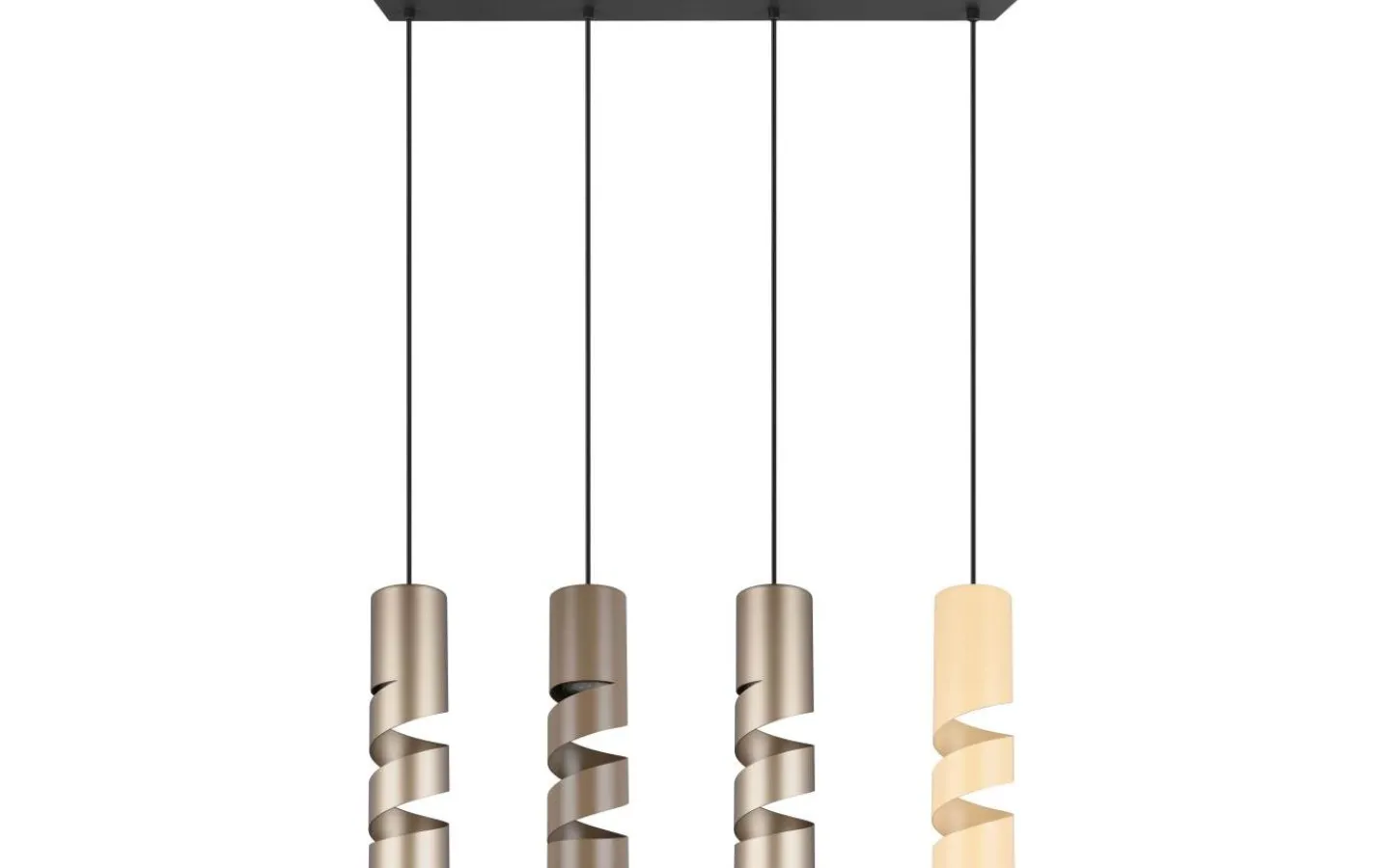 Avlånga Taklampor < Trio Lighting Stream Takpendel 4-delad GU10 flerfärgad
