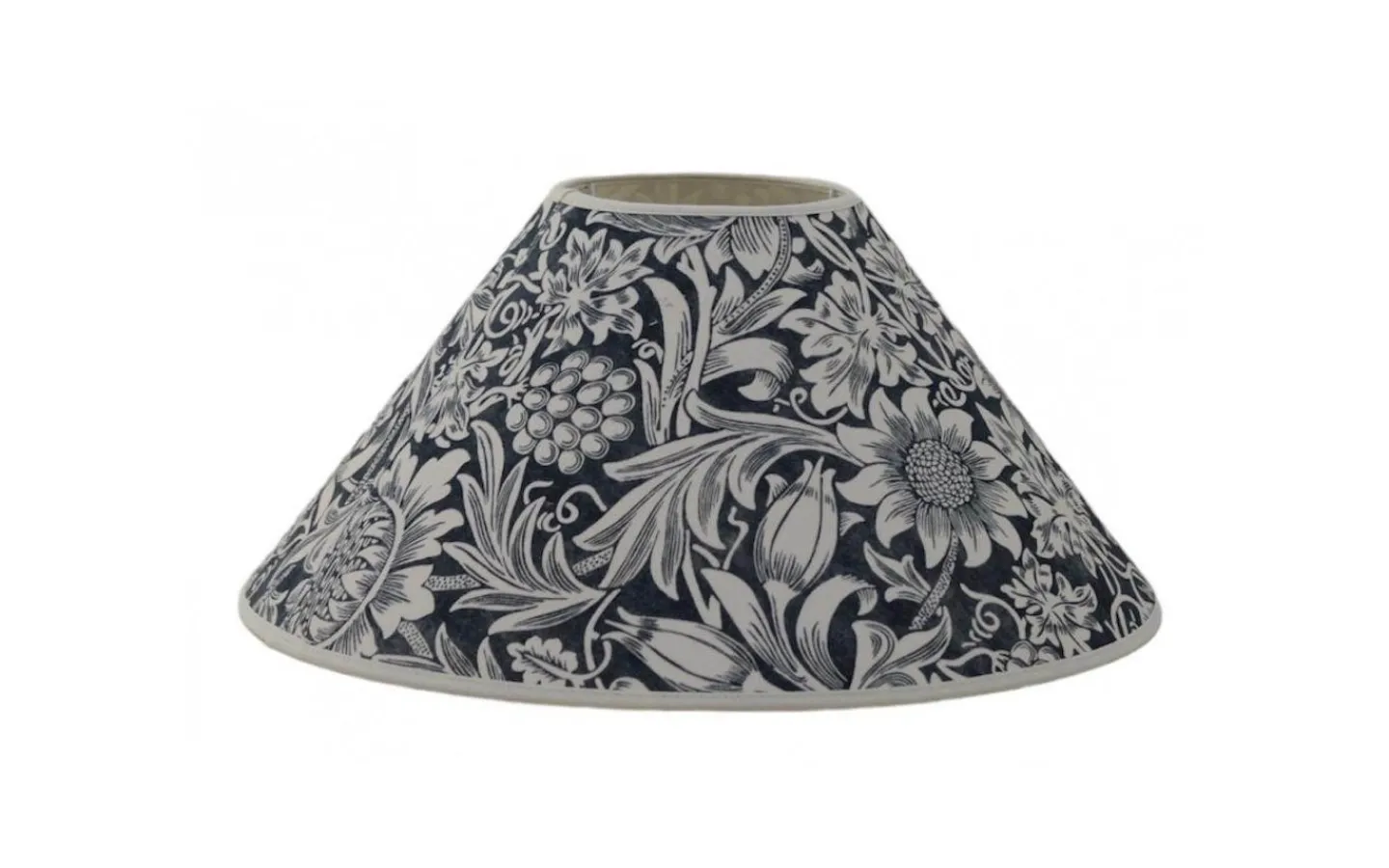 Mönstrade Lampskärmar < Hallbergs Sunflower Lampskärm Ø20cm Indigo William Morris