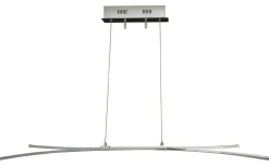 Avlånga Taklampor-Aneta Svala Taklampa 114cm LED 30W 3000K Krom