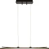 Avlånga Taklampor-Aneta Svala Taklampa 114cm LED 30W 3000K Svart