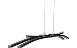 Avlånga Taklampor-Aneta Svala Taklampa 114cm LED 30W 3000K Svart