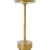 Uppladdningsbara Lampor Inomhus|Bordslampor < ArmaturHantverk Svampen Laddbar Bordslampa 29cm CCT LED Mässing