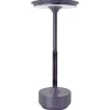 Uppladdningsbara Lampor Inomhus|Bordslampor-ArmaturHantverk Svampen Laddbar Bordslampa 29cm CCT LED Råjärn
