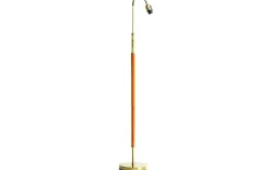 Klassiska Golvlampor|Golvfötter < Hallbergs Svedala Golvfot 1L 150cm Ek/Guld