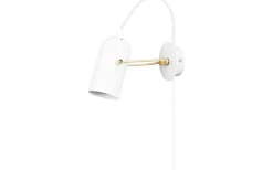 Läslampor < Globen Lighting Swan Mini Vägglampa 21cm Vit