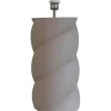 Lampfötter < Hallbergs Swirl Lampfot 54cm Greige